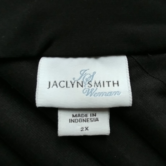 Jaclyn Smith (Woman) 2X Black and Silver Top - Picture 6 of 8